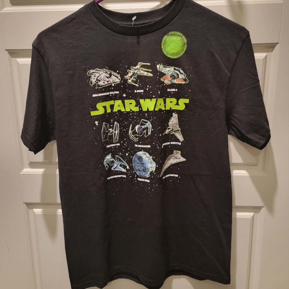 Boys XL Glow in the Dark Star Wars T-Shirt